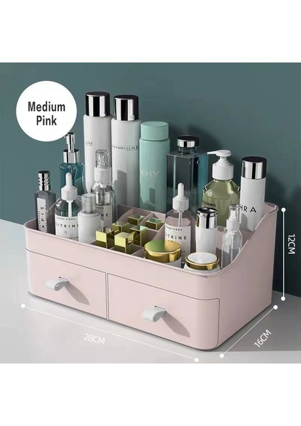 No.6 Tarzı Çekmece Makyaj Organizatör Kozmetik Depolama Makyaj Cilt Bakımı Organizatör Tuvalet Masası Büyük Kapasiteli Ruj Güzellik Kutusu (Yurt Dışından)