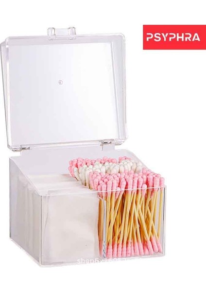No.5 Tarzı Makyaj Sünger Saklama Kutusu Kozmetik Puf Tutacağı Ruj Tutacağı Pamuklu Çubuklar Tutacağı Temizleme Pamuklu Ped Saklama Kutusu (Yurt Dışından)