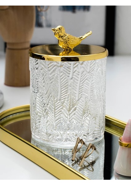 Koyu Gri Tarzı M Beden Iskandinav Masaüstü Dekorasyon Cam Mücevher Kutusu Pamuklu Çubuk Tutucu Kozmetik Organizatör Saklama Teneke Kutu Kavanoz Altın Kapaklı (Yurt Dışından) indirimleri