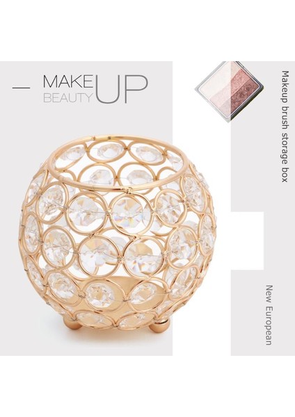 No.9 Tarzı Kristal Makyaj Organizatör Metal Saklama Kutusu Avrupa Tarzı Kaş Kalemi Ruj Tutucu Makyaj Fırçası Tutucu Kozmetik Organizatör (Yurt Dışından) fiyatları