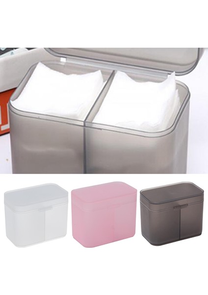 Gri Tarzı Şeffaf Plastik Organizatör Tutucu Pamuklu Çubukla Tırnak Havluları Makyaj Pedleri Çok Amaçlı Saklama Kutusumakyaj Organizatör Nail Art Araçları Durumda (Yurt Dışından) modelleri