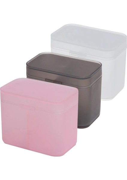 Gri Tarzı Şeffaf Plastik Organizatör Tutucu Pamuklu Çubukla Tırnak Havluları Makyaj Pedleri Çok Amaçlı Saklama Kutusumakyaj Organizatör Nail Art Araçları Durumda (Yurt Dışından) fırsatları