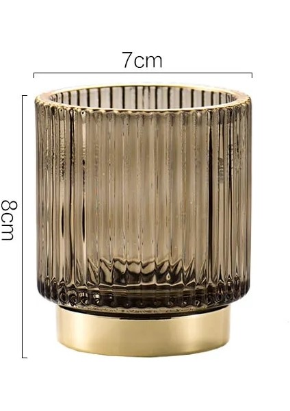 Ordu Yeşili Tarzı M Beden Nordic Home Dressing Table Decoration Makeup Storage Box Organizer Cosmetic Containers Glass Pen Holder Caja De Cosmeticos (Yurt Dışından)