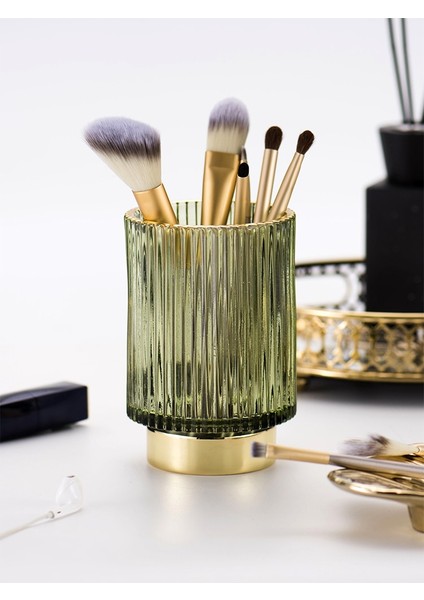 Ordu Yeşili Tarzı M Beden Nordic Home Dressing Table Decoration Makeup Storage Box Organizer Cosmetic Containers Glass Pen Holder Caja De Cosmeticos (Yurt Dışından) indirimleri