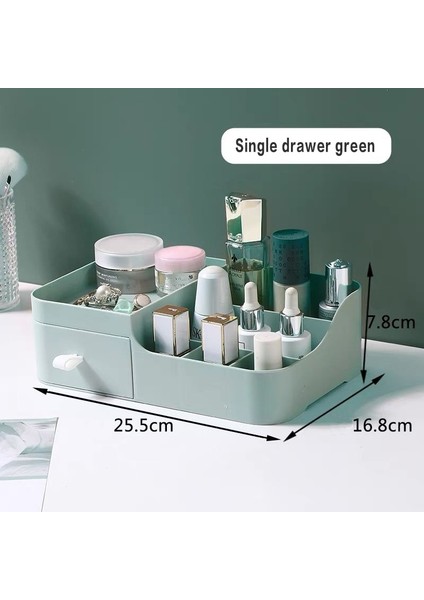 No.10 Tarzı Çekmece Makyaj Organizatör Kozmetik Depolama Makyaj Cilt Bakımı Organizatör Tuvalet Masası Büyük Kapasiteli Ruj Güzellik Kutusu (Yurt Dışından)