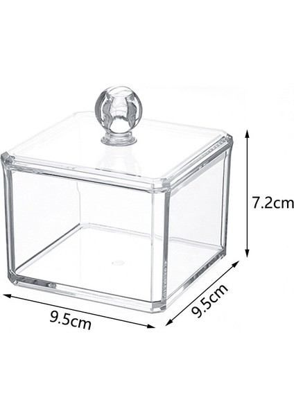 Çikolata Tarzı Makeup Cotton Pad Organizer Storage Box For Cotton Swabs Rod Cosmetics Jewelry Bathroom Qtip Container With Bamboo Lid (Yurt Dışından)