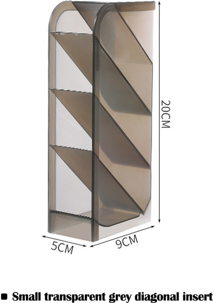 D Stili 1 Adet Büyük Kapasiteli Masaüstü Organizatör Kalemlik Makyaj Saklama Kutusu Okul Ofis Kırtasiye Organizatör Plastik Depolama Organizatörleri (Yurt Dışından)