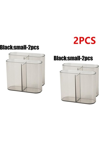 2 Adet Tarzı Plastic Makeup Bathroom Storage Box Cosmetic Organizer Desktop Make Up Jewelry Storage Case Sundries Table Container Organizer (Yurt Dışından)
