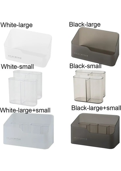 HADC19A40-W1 Stili Plastic Makeup Organizer Bathroom Storage Box Cosmetic Organiser Desktop Make Up Jewelry Sundries Container (Yurt Dışından) modelleri