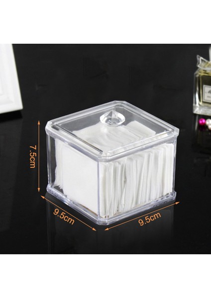 Fildişi Tarzı Makeup Cotton Pad Organizer Storage Box For Cotton Swabs Rod Cosmetics Jewelry Bathroom Qtip Container With Bamboo Lid (Yurt Dışından)