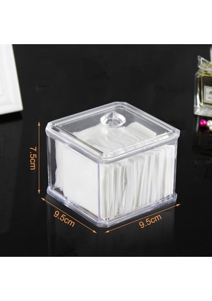 Yeni-5 Stili Makeup Cotton Pad Organizer Storage Box For Cotton Swabs Rod Cosmetics Jewelry Bathroom Qtip Container With Bamboo Lid (Yurt Dışından)