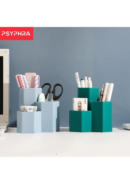 B Tarzı Büyük Kapasiteli Masa Kalemlik Kalem Makyaj Saklama Kutusu Masaüstü Organizatör Standı Durumda Okul Ofis Kırtasiye Masa Organizatör (Yurt Dışından) fiyatları