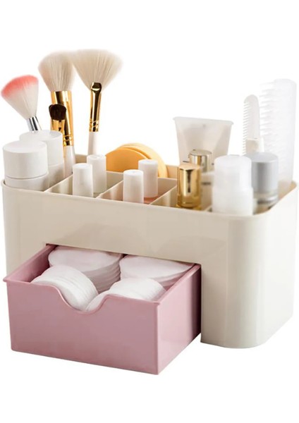 Mavi Stil Plastic Cosmetic Storage Box Drawer Organizer Drawer Divider Makeup Jewelry Organizer Rangement Cuisine Home Storage Drawers (Yurt Dışından) fırsatları