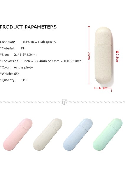 Bej Tarzı Seyahat Taşınabilir Diş Fırçası Diş Macunu Tutucu Saklama Kutusu Kutusu Organizatör Ev Depolama Bardak Açık Tutucu Banyo Aksesuarı (Yurt Dışından) fiyatları