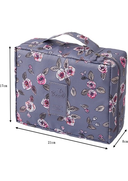 Gül Tarzı 2020 New Women Cosmetic Bag Girls Make Up Organizer Cases Makeup Toiletry Kit Storage Travel Necessity Beauty Vanity Wash Pouch (Yurt Dışından)