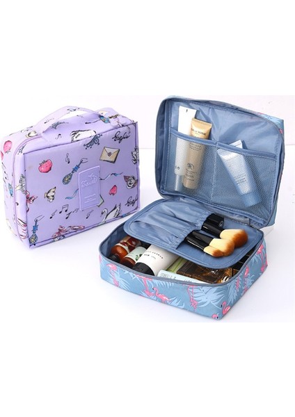 Gül Tarzı 2020 New Women Cosmetic Bag Girls Make Up Organizer Cases Makeup Toiletry Kit Storage Travel Necessity Beauty Vanity Wash Pouch (Yurt Dışından)