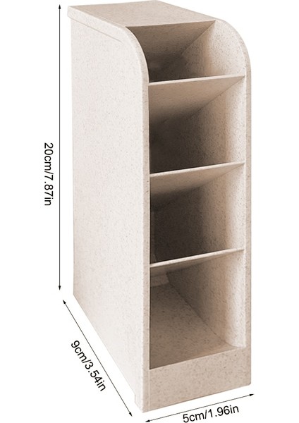No.3 Tarzı 1 Adet Büyük Kapasiteli Masaüstü Organizatör Kalemlik Makyaj Saklama Kutusu Okul Ofis Kırtasiye Organizatör Plastik Depolama Organizatörleri (Yurt Dışından)