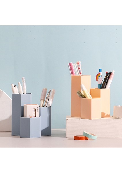 Bir Stil Büyük Kapasiteli Masa Kalemlik Kalem Makyaj Saklama Kutusu Masaüstü Organizatör Standı Durumda Okul Ofis Kırtasiye Masa Organizatör (Yurt Dışından) modelleri