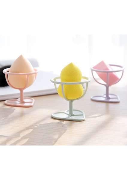 Rastgele Renk Stili S Beden Makyaj Sünger Toz Puf Raf Güzellik Puf Kurutma Standı Tutucu Braket Kutusu Puf Organizatör Güzellik Raf Tutucu Araçları Depolama (Yurt Dışından) modelleri