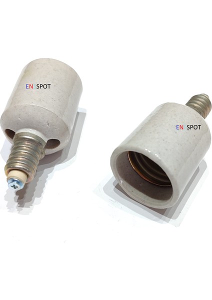 E-14 - E-27 Ye Dönüşen Duy Porselen Dönüştürücü Adaptör ( 1 Adet ) modelleri