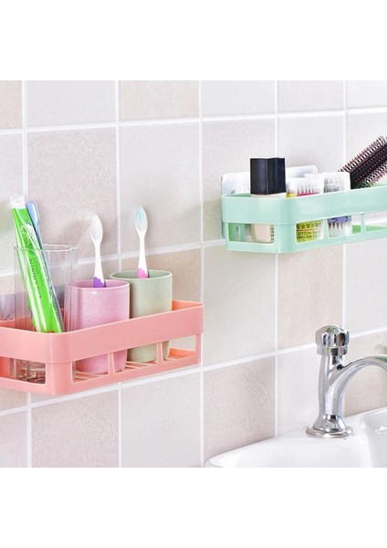 No.1 Tarzı Çok Işlevli Banyo Depolama Emme Tutucu Raf Sünger Drenaj Raf Mutfak Organizatör Lavabo Mutfak Aksesuarları Banyo Sepetleri (Yurt Dışından) fırsatları