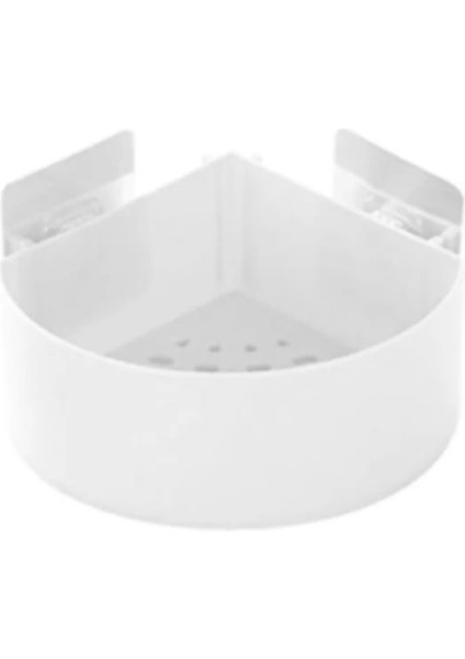 No.6 Tarzı Banyo Rafı Duvara Monte Basit Plastik Duş Odası Banyo Depolama Rafı Ev Mutfak Depolama Rafı Raf Rafları Dayanıklı (Yurt Dışından)