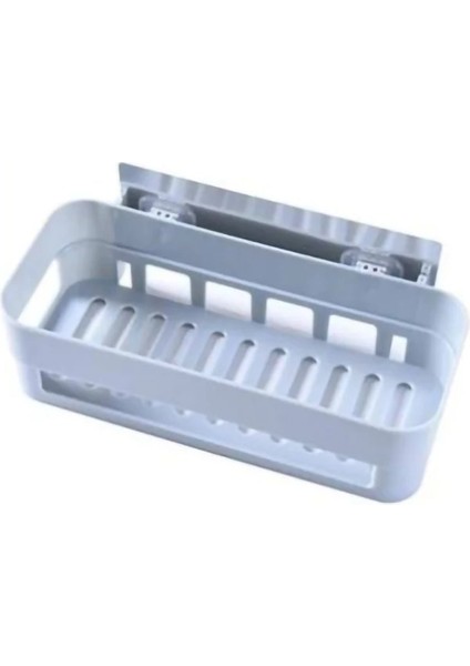 No.4 Tarzı Banyo Rafı Duvara Monte Basit Plastik Duş Odası Banyo Depolama Rafı Ev Mutfak Depolama Rafı Raf Rafları Dayanıklı (Yurt Dışından)