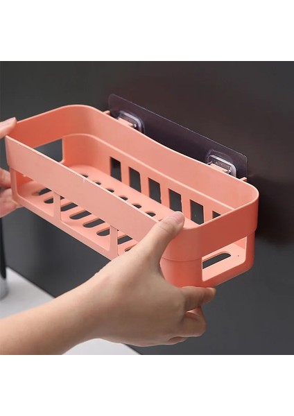 1-Beyaz Stil Banyo Raf Düzenleyici Tuvalet Yapıştırıcı Şampuan Jel Depolama Sepeti Dekorasyon Banyo Köşe Duş Rafı Aksesuarları (Yurt Dışından) fiyatları