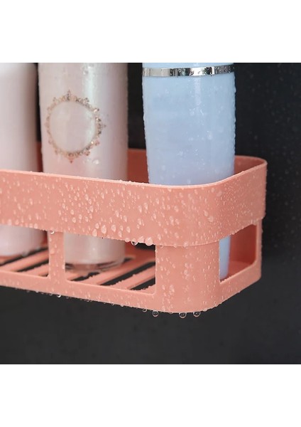 1-Beyaz Stil Banyo Raf Düzenleyici Tuvalet Yapıştırıcı Şampuan Jel Depolama Sepeti Dekorasyon Banyo Köşe Duş Rafı Aksesuarları (Yurt Dışından) indirimleri