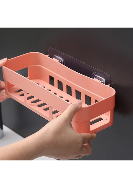 Açık Yeşil Tarzı Plastik Banyo Raf Organizatör Punch Ücretsiz Duş Depolama Raf Raflar Duvara Monte Matkap Yok Tuvalet Şampuan Tutucu Aksesuarları (Yurt Dışından) indirimleri