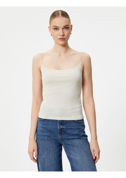 Ince Askılı Atlet Viskoz Kumaş Karışımlı modelleri