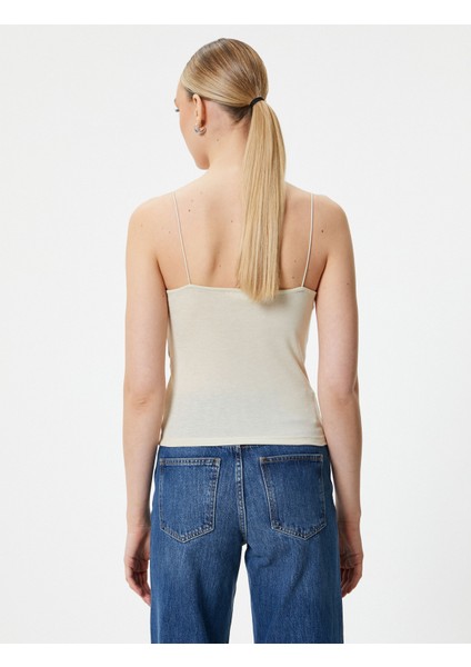 Ince Askılı Atlet Viskoz Kumaş Karışımlı fırsatları