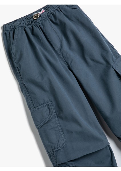 Paraşüt Kot Pantolon Pamuklu Beli Lastikli Cepli - Parachute Jean modelleri