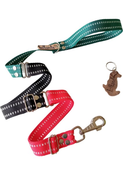 Köpek göğüs tasması gezdirme kayışlı set önden ve sırttan çekmeli göğüs ölçüsü:50-90 cm ayarlamalı gezdirme kayışı:80-120cm dog harness TB4-6
