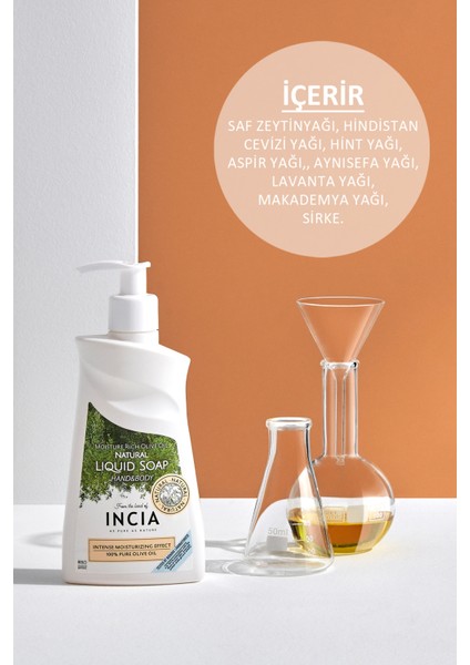 %100 Doğal Sıvı Kastil Sabunu Yoğun Nemlendirici Zeytinyağlı 10 Bitkisel Değerli Yağ Vegan 250 ml fırsatları