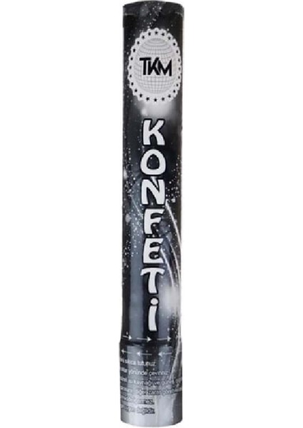 Konfeti 30 cm Gümüş Tkm