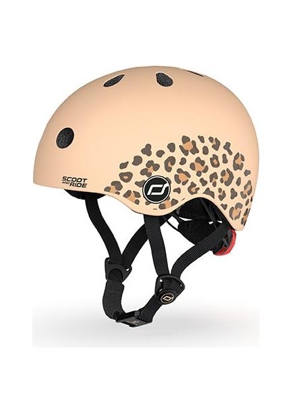 Scoot And Ride Lifestyle Bebek Kaskı Xxs-S Leopard 181206-96561