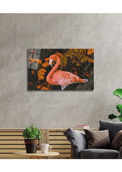 Flamingo Cam Tablo 36 x 23-Mıyrem