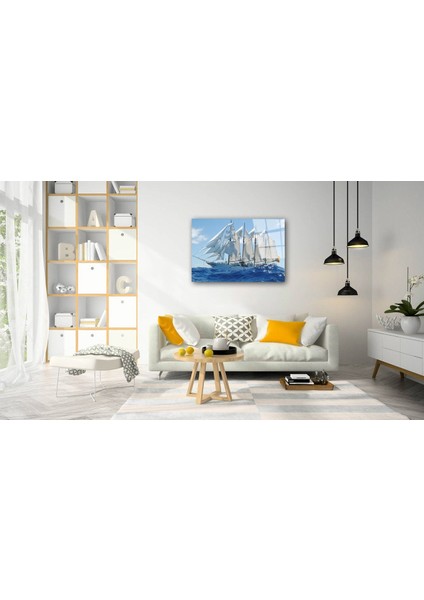 Gemi Cam Tablo 36 x 23-Mıyrem fiyatları