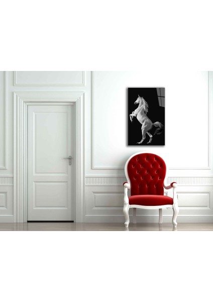 At Hayvan Cam Tablo 36 x 23-Mıyrem fiyatları