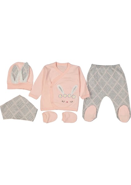 Natural Tavşan Kulak Baskılı 5 Li Hastane Çıkışı