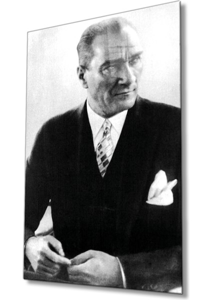 Atatürk Cam Tablo 36 x 23-Mıyrem