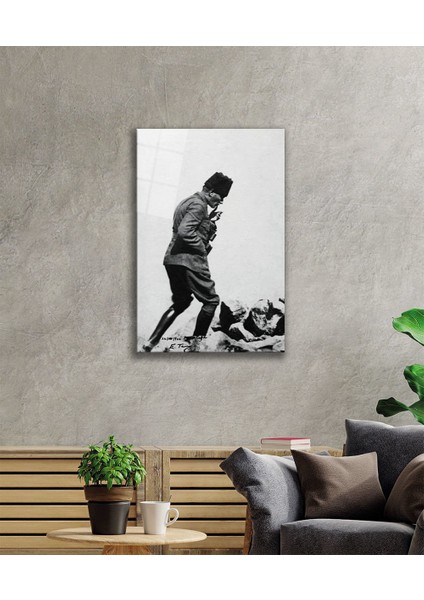 Atatürk Cam Tablo 36 x 23-Mıyrem fiyatları