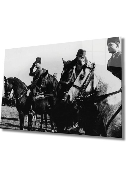 Atatürk Cam Tablo 36 x 23-Mıyrem