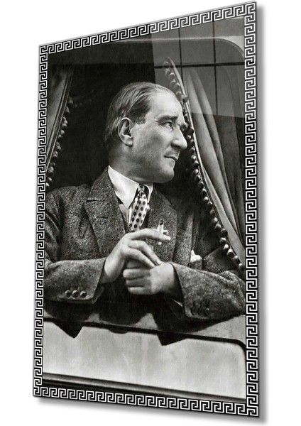 Atatürk Cam Tablo 36 x 23-Mıyrem