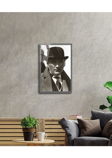 Atatürk Cam Tablo 36 x 23-Mıyrem