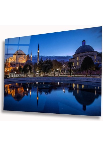 Ayasofya Cami Cam Tablomıyrem36 x 23-Mıyrem