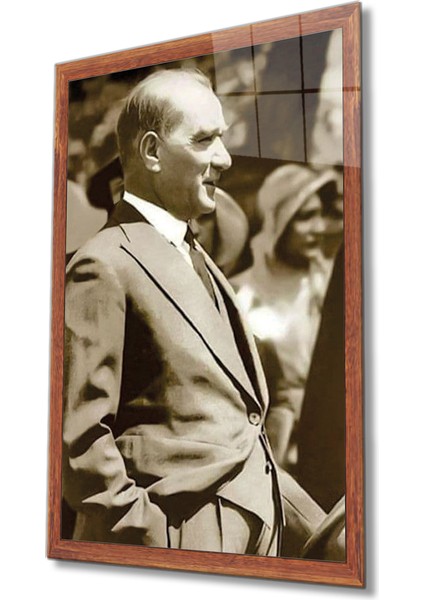 Atatürk Cam Tablo 36 x 23-Mıyrem