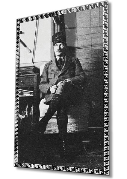 Atatürk Cam Tablo 36 x 23-Mıyrem