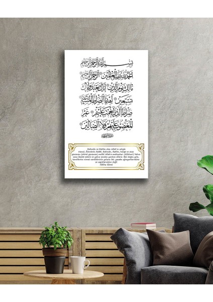 Fatiha Suresi Tablo 36 x 23-Mıyrem fiyatları